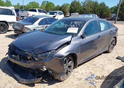 2019 Honda Civic Sport z USA, uszkodzony, nr VIN 19XFC2F88KE028035